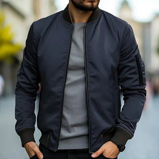 Elegantná klasická bomber bunda