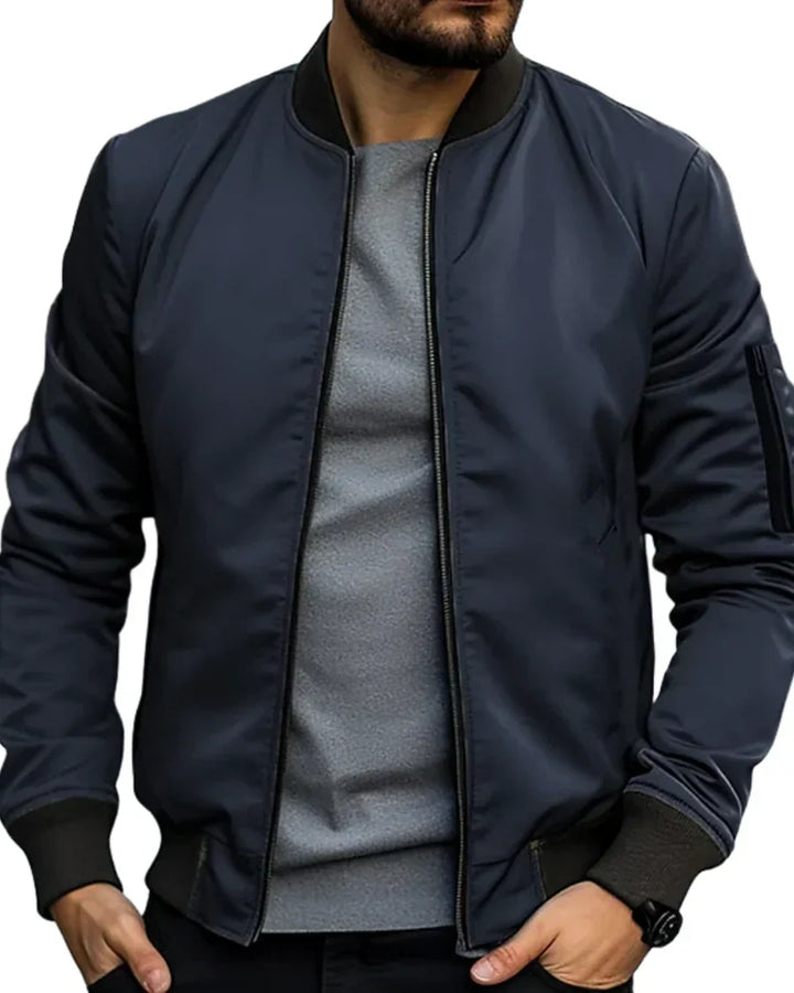 Elegantná klasická bomber bunda