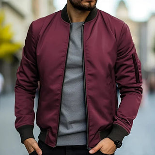 Elegantná klasická bomber bunda