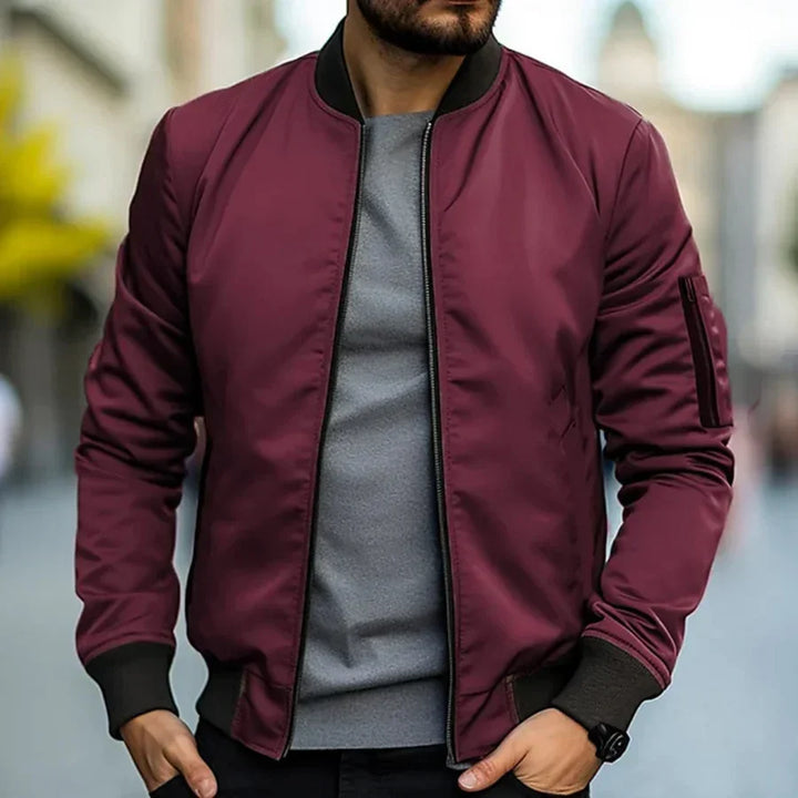 Elegantná klasická bomber bunda
