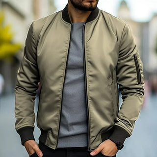 Elegantná klasická bomber bunda