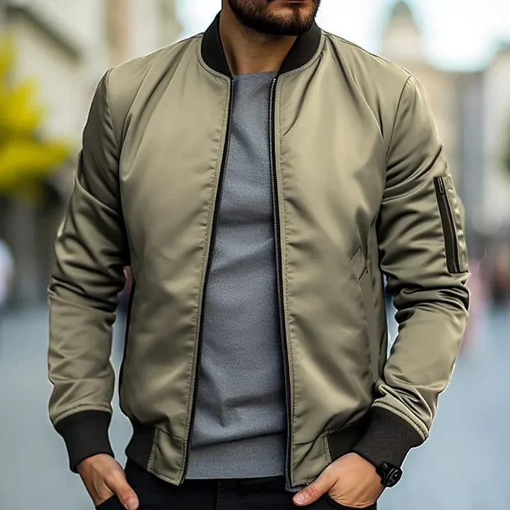 Elegantná klasická bomber bunda
