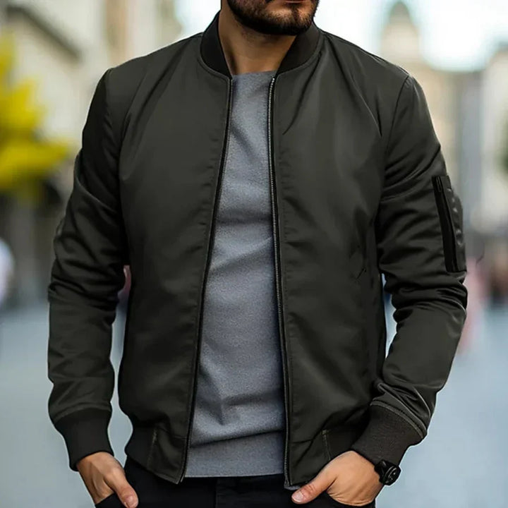 Elegantná klasická bomber bunda