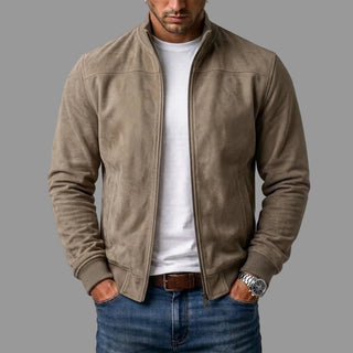 Semišová bomber bunda