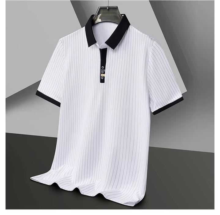 Varga | Elegantné pruhované polo tričko