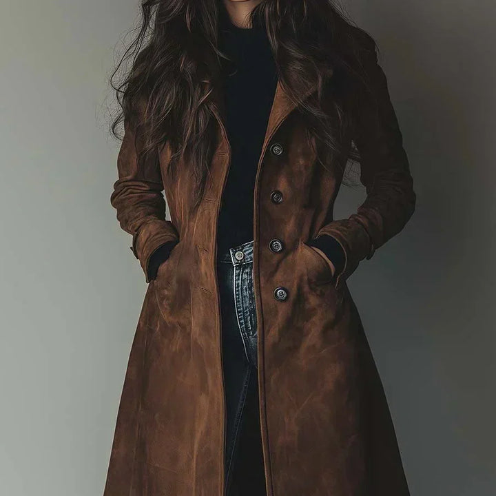 Myrto - Suede coat
