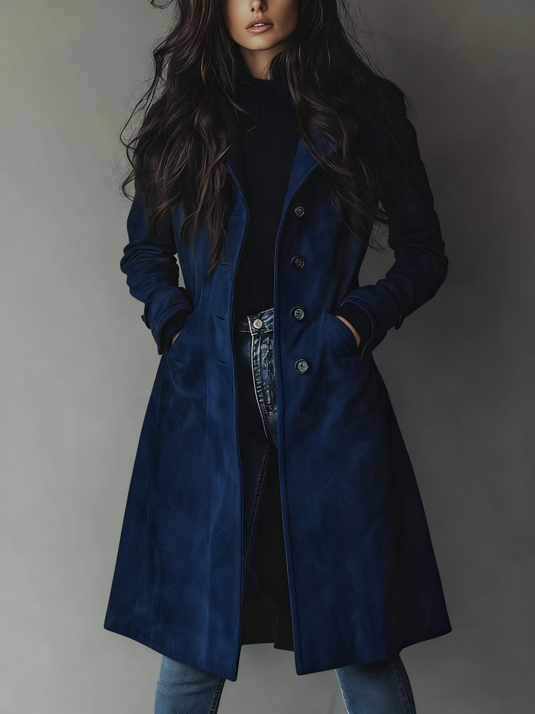 Myrto - Suede coat