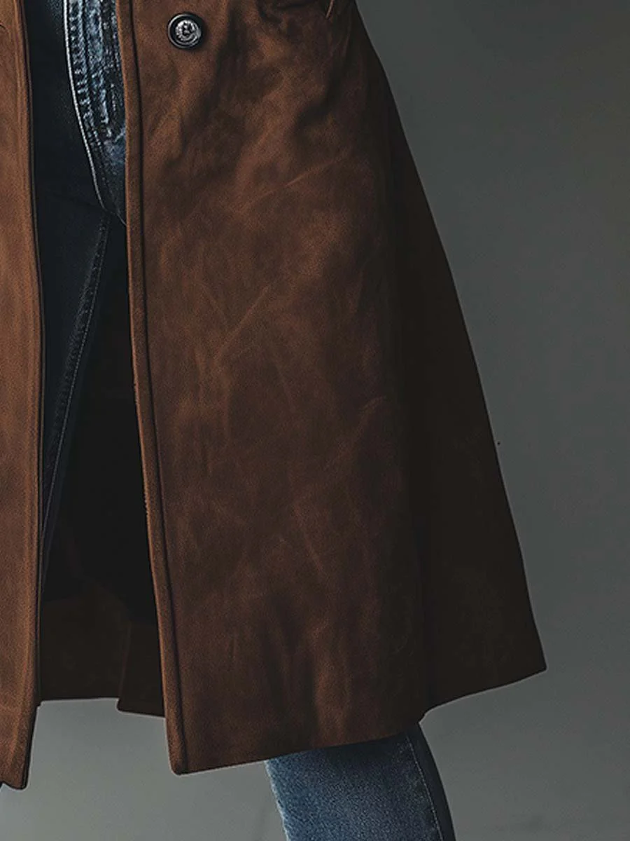 Myrto - Suede coat