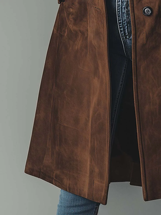 Myrto - Suede coat
