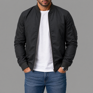 Elegantná klasická bomber bunda