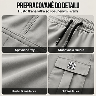 Varga | Cargo nohavice pre pánov | Voľný strih s množstvom vreciek